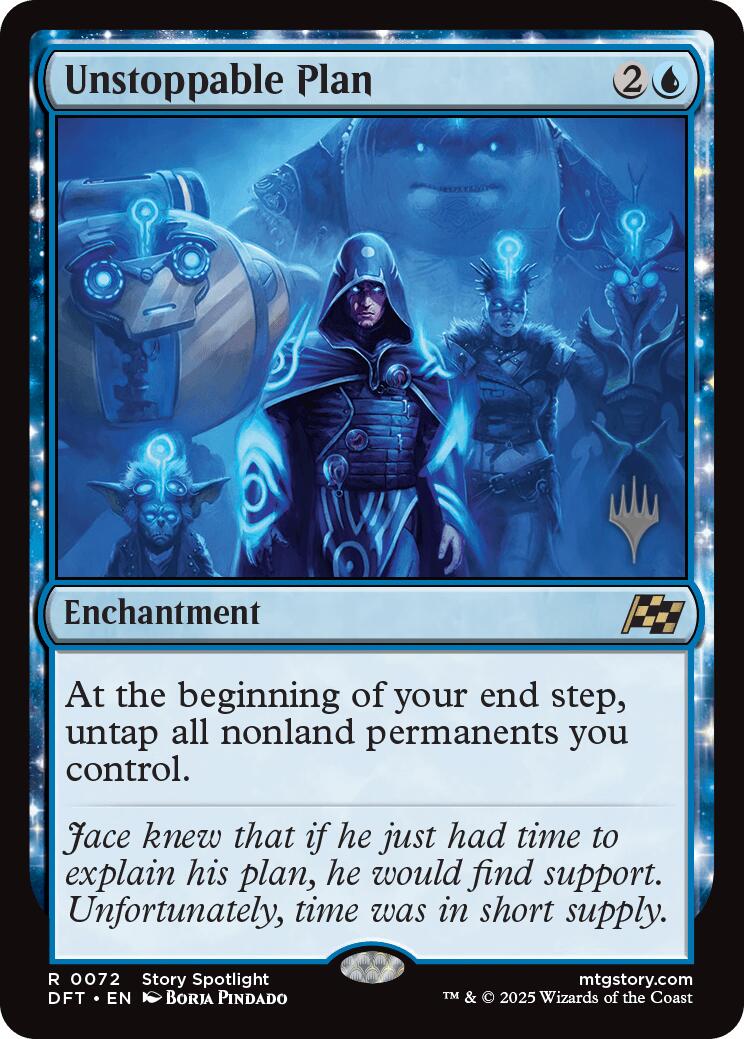 Unstoppable Plan (Promo Pack) [Aetherdrift Promos] - Destination Retro