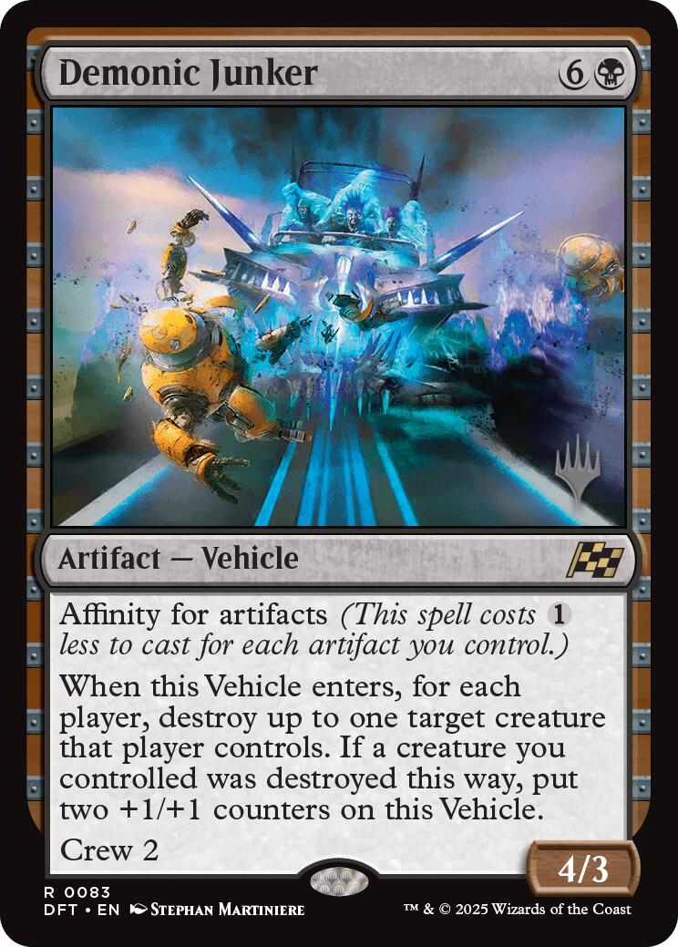Demonic Junker (Promo Pack) [Aetherdrift Promos] - Destination Retro