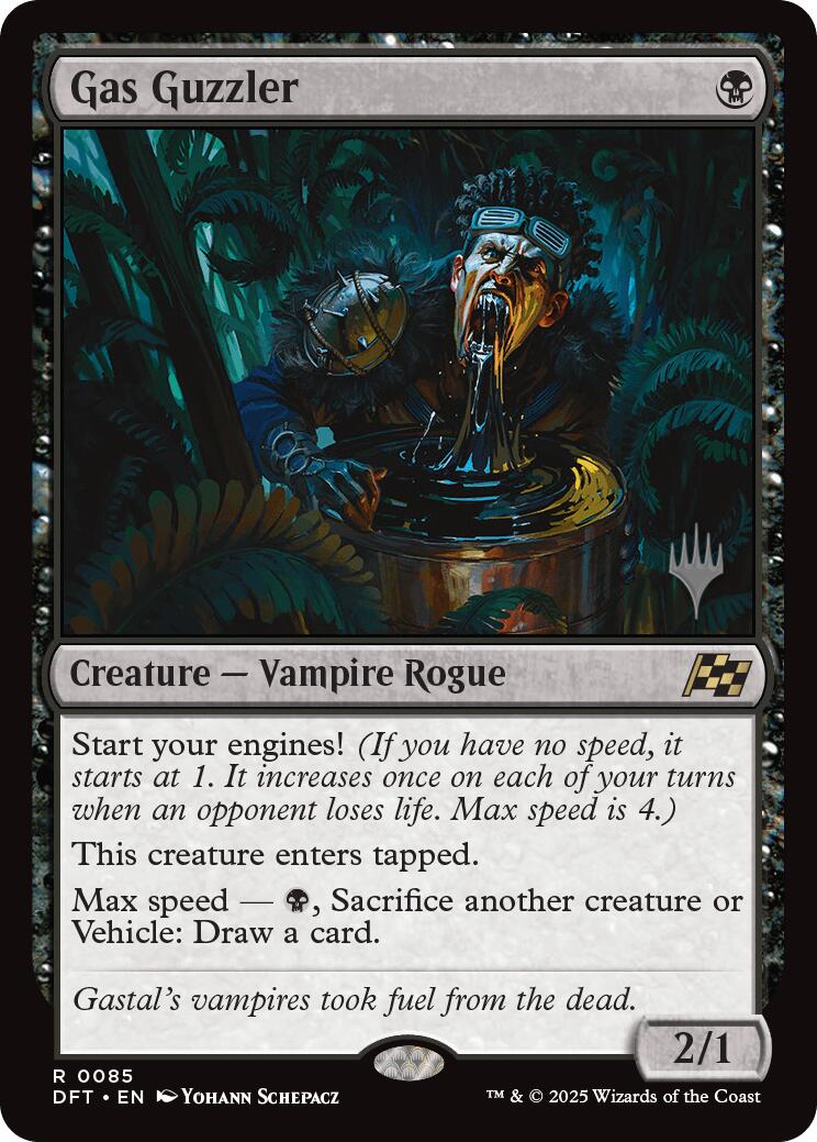 Gas Guzzler (Promo Pack) [Aetherdrift Promos] - Destination Retro