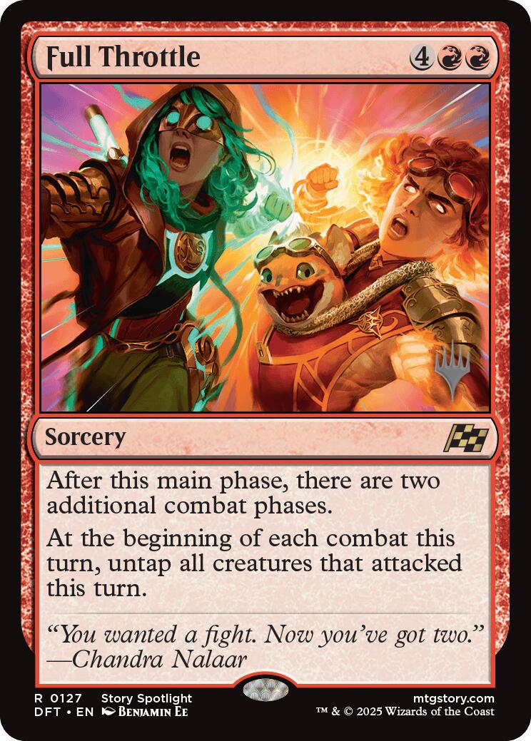 Full Throttle (Promo Pack) [Aetherdrift Promos] - Destination Retro