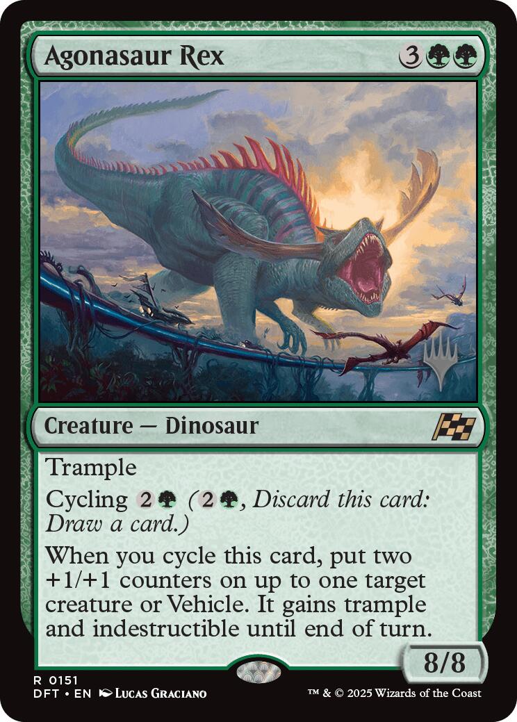 Agonasaur Rex (Promo Pack) [Aetherdrift Promos] - Destination Retro
