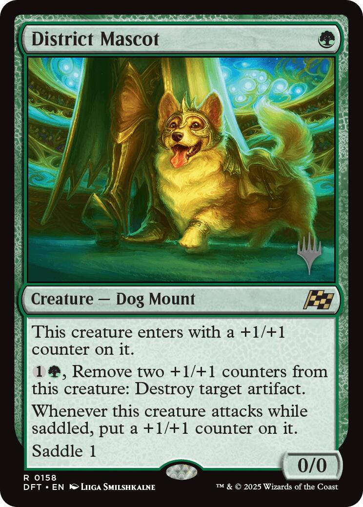 District Mascot (Promo Pack) [Aetherdrift Promos] - Destination Retro