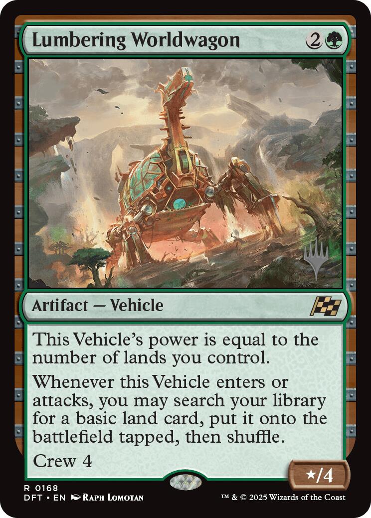 Lumbering Worldwagon (Promo Pack) [Aetherdrift Promos] - Destination Retro