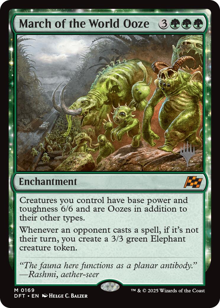 March of the World Ooze (Promo Pack) [Aetherdrift Promos] - Destination Retro