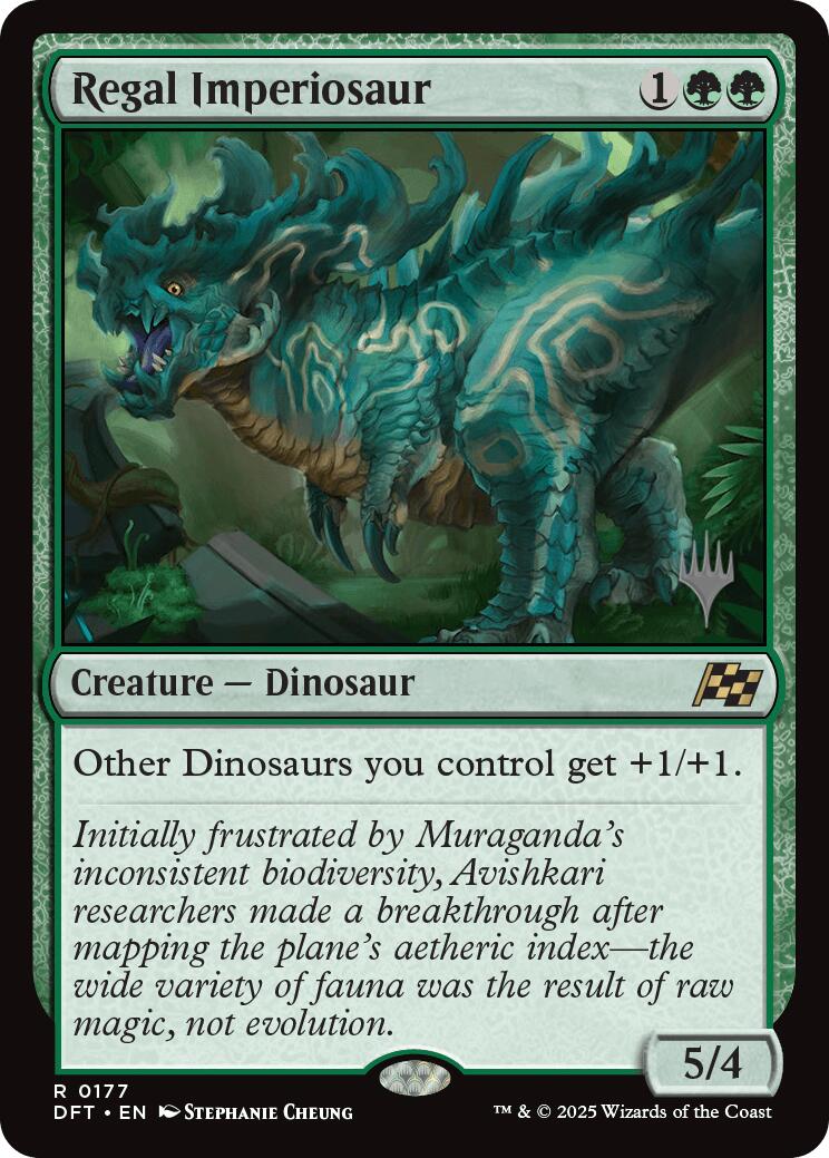 Regal Imperiosaur (Promo Pack) [Aetherdrift Promos] - Destination Retro