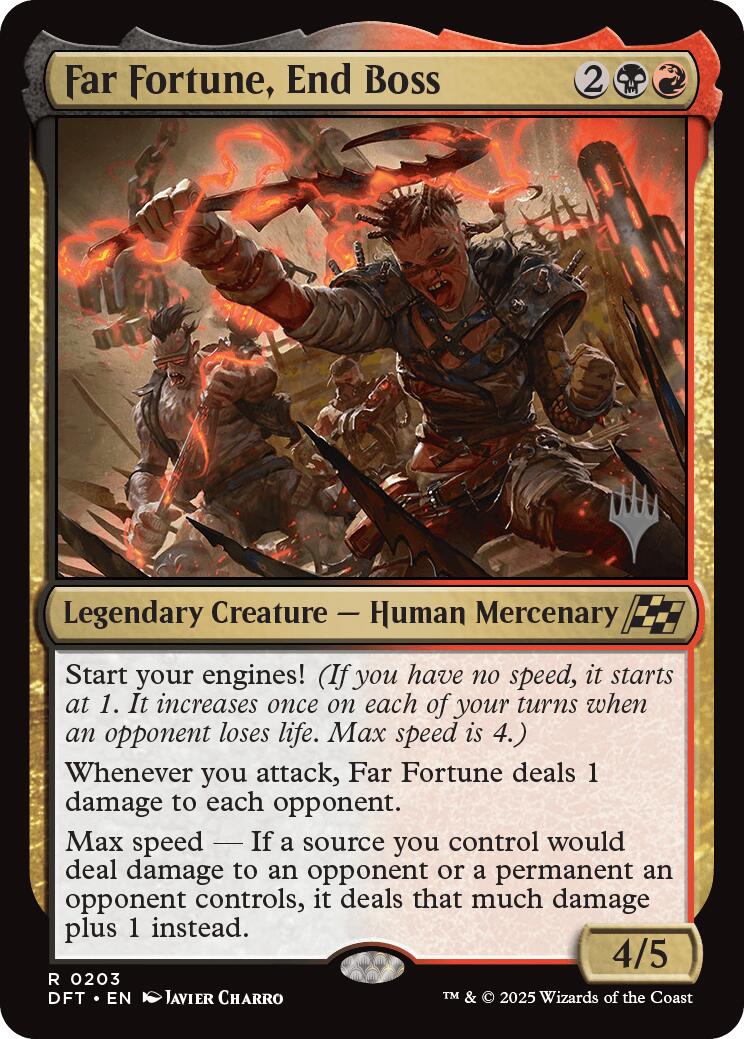 Far fortune, End Boss (Promo Pack) [Aetherdrift Promos] - Destination Retro