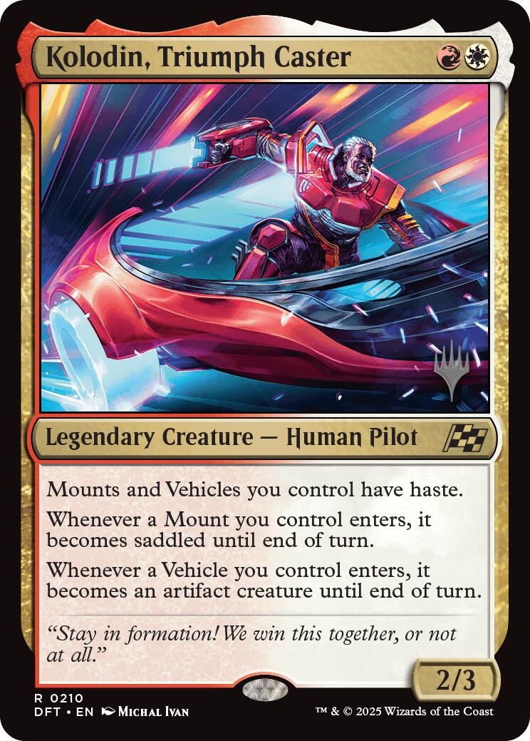 Kolodin, Triumph Caster (Promo Pack) [Aetherdrift Promos] - Destination Retro