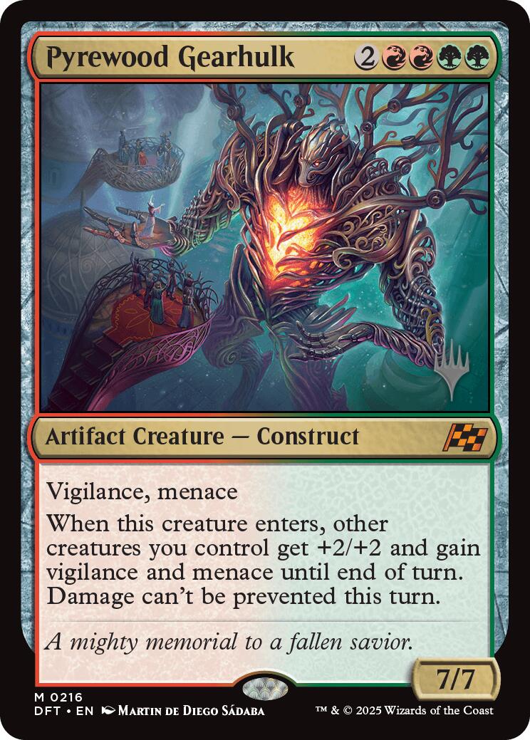 Pyrewood Gearhulk (Promo Pack) [Aetherdrift Promos] - Destination Retro