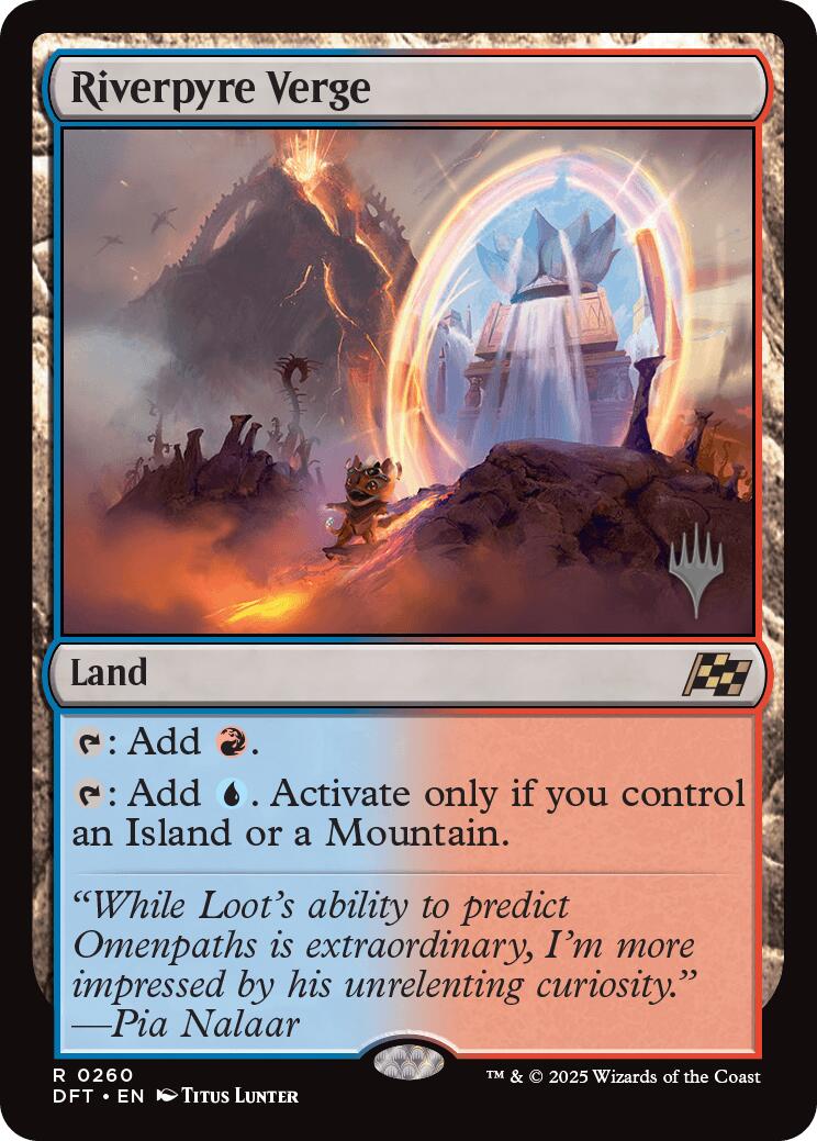Riverpyre Verge (Promo Pack) [Aetherdrift Promos] - Destination Retro
