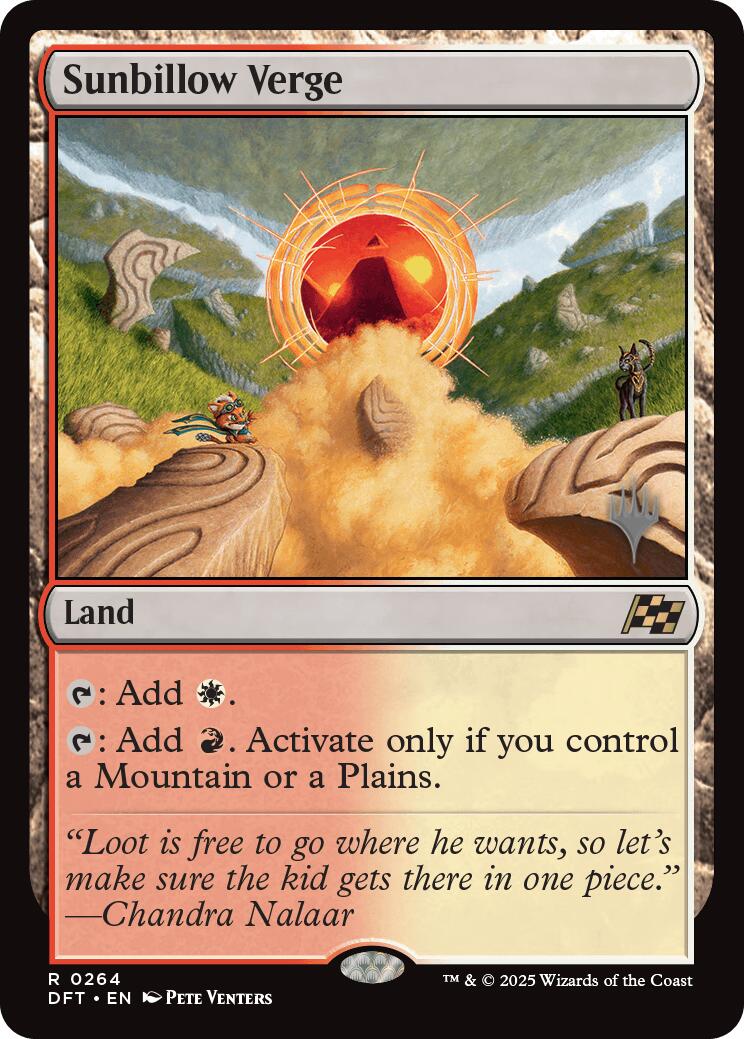 Sunbillow Verge (Promo Pack) [Aetherdrift Promos] - Destination Retro