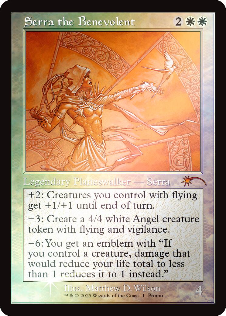 Serra the Benevolent (Retro Frame) [MagicFest 2019] - Destination Retro