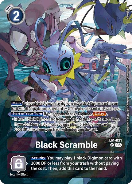 Black Scramble [LM-031] (Alternate Art) [Starter Deck: Protector of Light] - Destination Retro