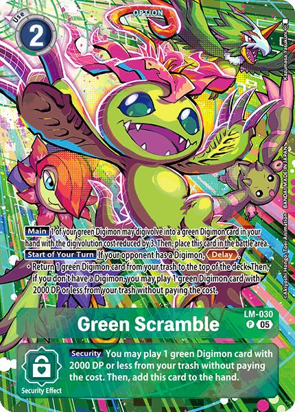 Green Scramble [LM-030] (Alternate Art) [Starter Deck: Hero of Hope] - Destination Retro