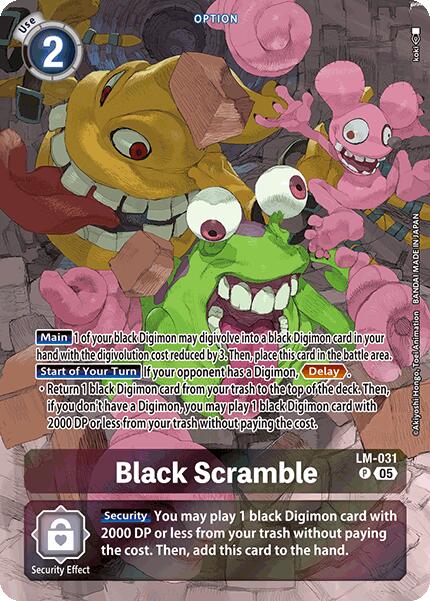 Black Scramble [LM-031] (Alternate Art) [Starter Deck: Hero of Hope] - Destination Retro