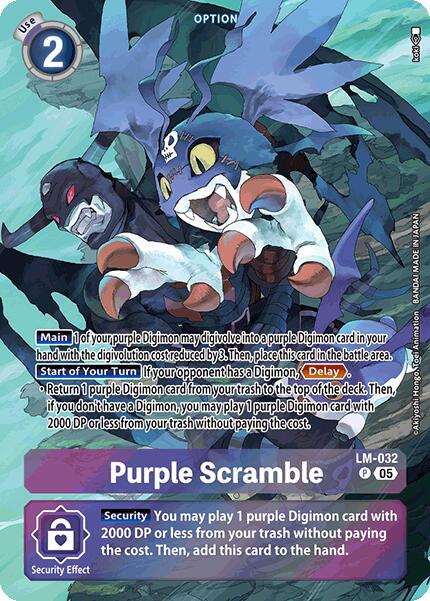 Purple Scramble [LM-032] (Alternate Art) [Starter Deck: Hero of Hope] - Destination Retro