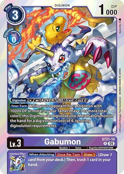 Gabumon [ST21-10] [Starter Deck: Hero of Hope] - Destination Retro