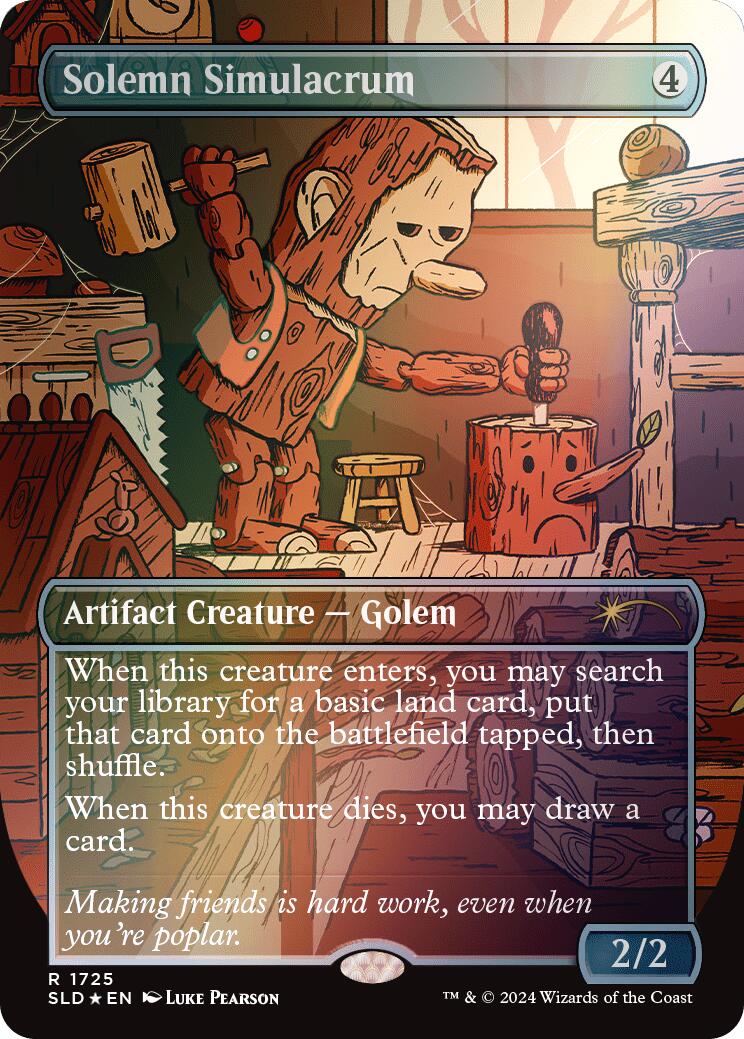 Solemn Simulacrum (1725) (Rainbow Foil) [Secret Lair Drop Series] - Destination Retro