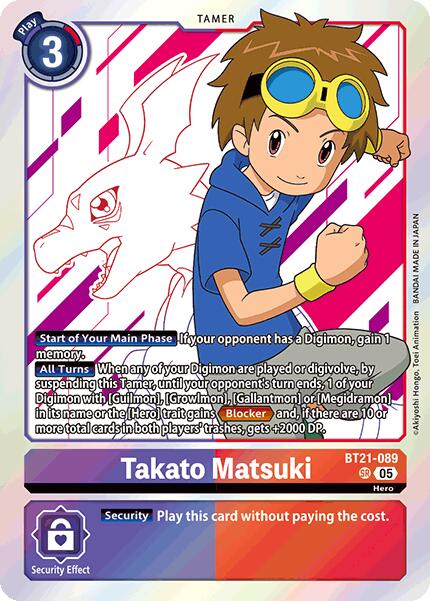 Takato Matsuki [BT21-089] [World Convergence] - Destination Retro