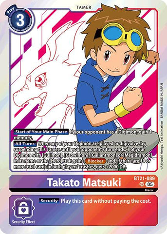 Takato Matsuki [BT21-089] [World Convergence] - Destination Retro