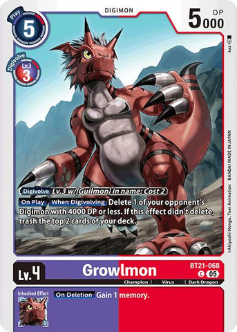 Grolwmon [BT21-068] [World Convergence] - Destination Retro