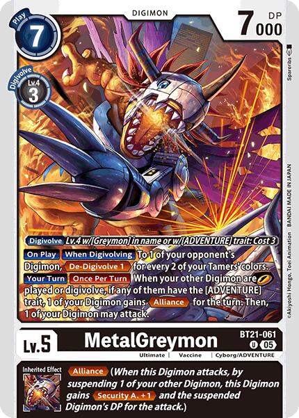 MetalGreymon [BT21-061] [World Convergence] - Destination Retro