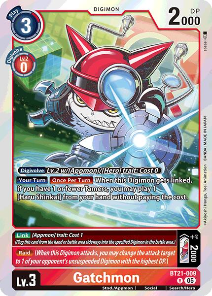 Gatchmon [BT21-009] [World Convergence] - Destination Retro