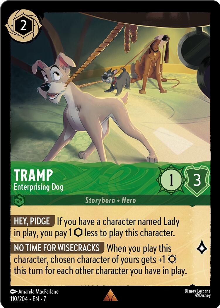 Tramp - Enterprising Dog (110/204) [Archazia's Island] - Destination Retro