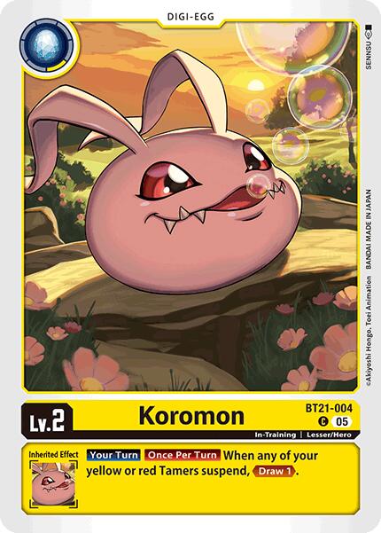 Koromon [BT21-004] [World Convergence] - Destination Retro