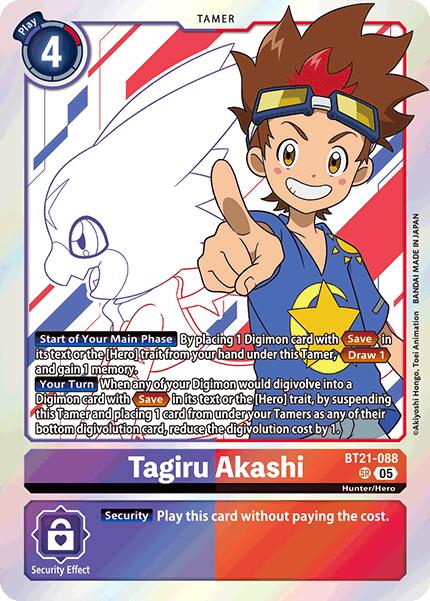Tagiru Akashi [BT21-088] [World Convergence] - Destination Retro