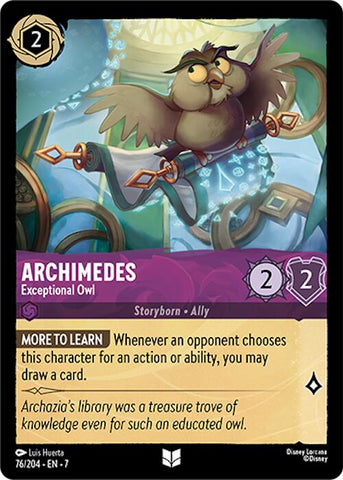 Archimedes - Exceptional Owl (76/204) [Archazia's Island] - Destination Retro