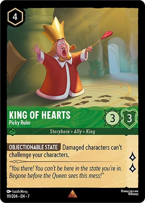 King of Hearts - Picky Ruler (111/204) [Archazia's Island] - Destination Retro