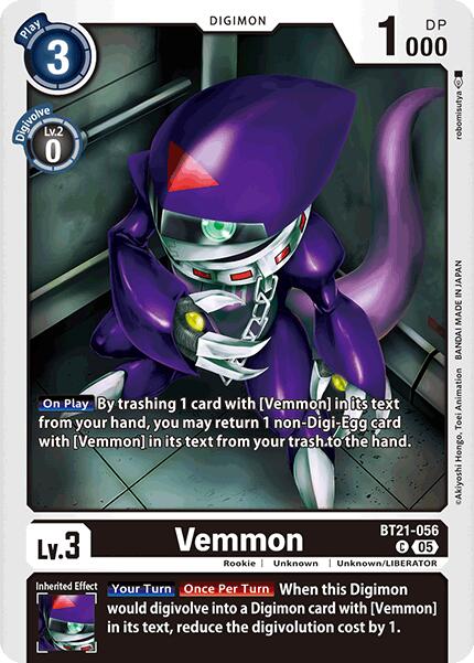 Vemmon [BT21-056] [World Convergence] - Destination Retro