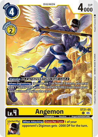 Angemon [ST21-05] [Starter Deck: Hero of Hope] - Destination Retro