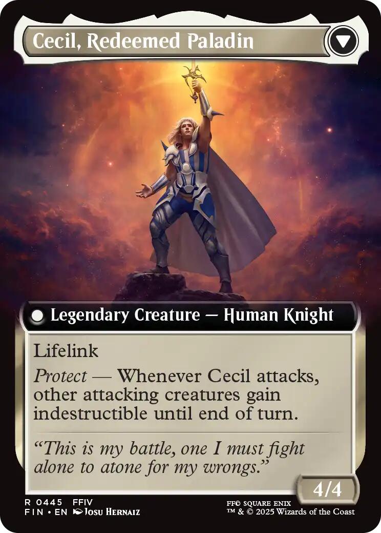 Cecil, Dark Knight // Cecil, Redeemed Paladin (Extended Art) [FINAL FANTASY] - Destination Retro