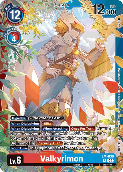 Valkyrimon [LM-039] (Limited Card Pack) [World Convergence] - Destination Retro
