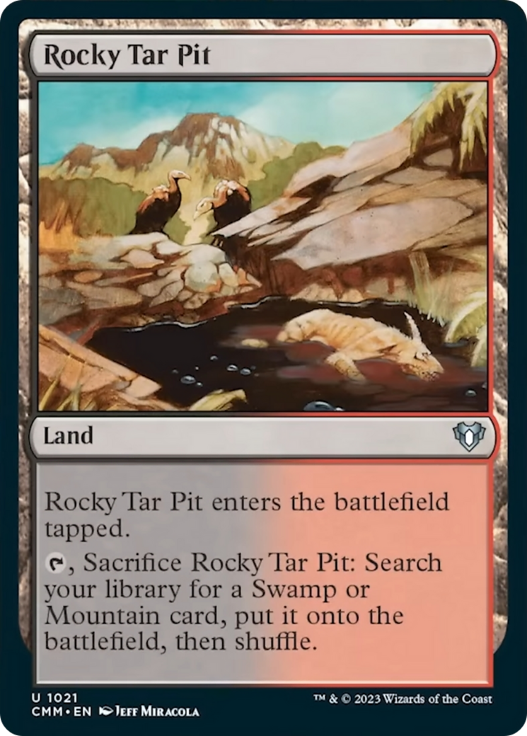 Rocky Tar Pit [Commander Masters] - Destination Retro