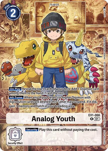 Analog Youth [EX1-066] (Special Event Pack 2025) [Classic Collection Promos] - Destination Retro