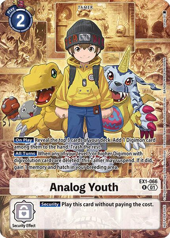 Analog Youth [EX1-066] (Special Event Pack 2025) [Classic Collection Promos] - Destination Retro