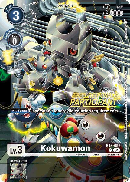 Kokuwamon [BT8-059] (2025 Regionals Participant) [New Awakening Promos] - Destination Retro