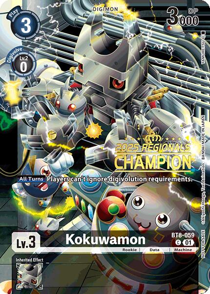Kokuwamon [BT8-059] (2025 Regionals Champion) [New Awakening Promos] - Destination Retro