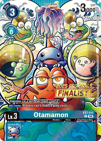 Otamamon [EX7-015] (2025 Regionals Finalist) [Digimon LIBERATOR Promos] - Destination Retro