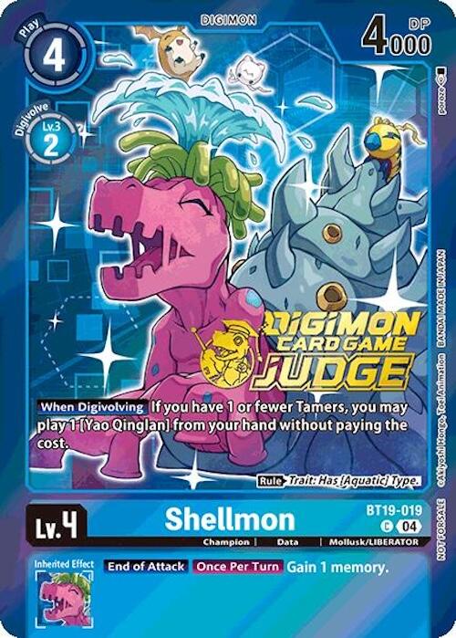 Shellmon [BT19-019] (Judge Pack 2025 Wave 1) [Release Special Booster Ver.2.0] - Destination Retro