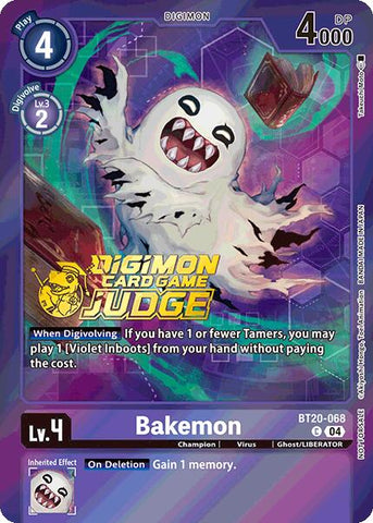 Bakemon [BT20-068] (Judge Pack 2025 Wave 1) [Release Special Booster Ver.2.5 Promos] - Destination Retro