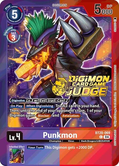 Punkmon [BT20-069] (Judge Pack 2025 Wave 1) [Release Special Booster Ver.2.5 Promos] - Destination Retro