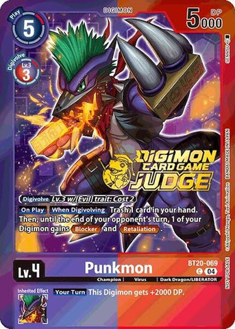 Punkmon [BT20-069] (Judge Pack 2025 Wave 1) [Release Special Booster Ver.2.5 Promos] - Destination Retro