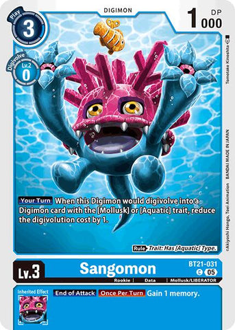 Sangomon [BT21-031] [World Convergence] - Destination Retro
