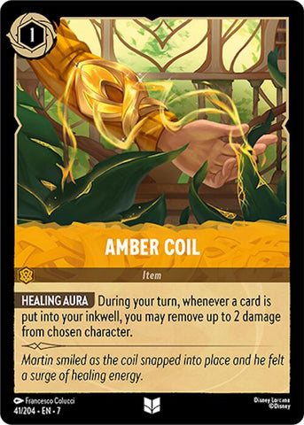 Amber Coil (41/204) [Archazia's Island] - Destination Retro