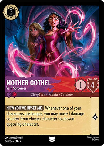 Mother Gothel - Vain Sorceress (64/204) [Archazia's Island] - Destination Retro