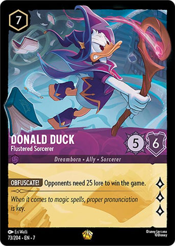 Donald Duck - Flustered Sorcerer (73/204) [Archazia's Island] - Destination Retro
