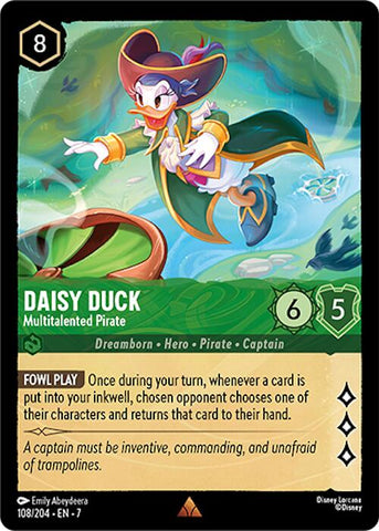 Daisy Duck - Multitalented Pirate (108/204) [Archazia's Island] - Destination Retro